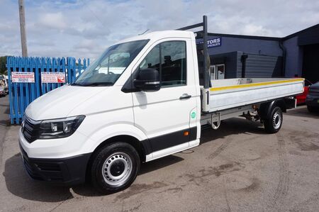 VOLKSWAGEN CRAFTER 2.0TDI CR35 L3 LWB CHASSIS DROPSIDE EU6